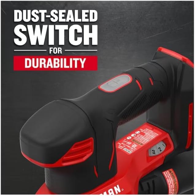 CRAFTSMEN V20 20-Volt Variable Speed Detail Cordless Sander with Dust Management (Battery Not Included)