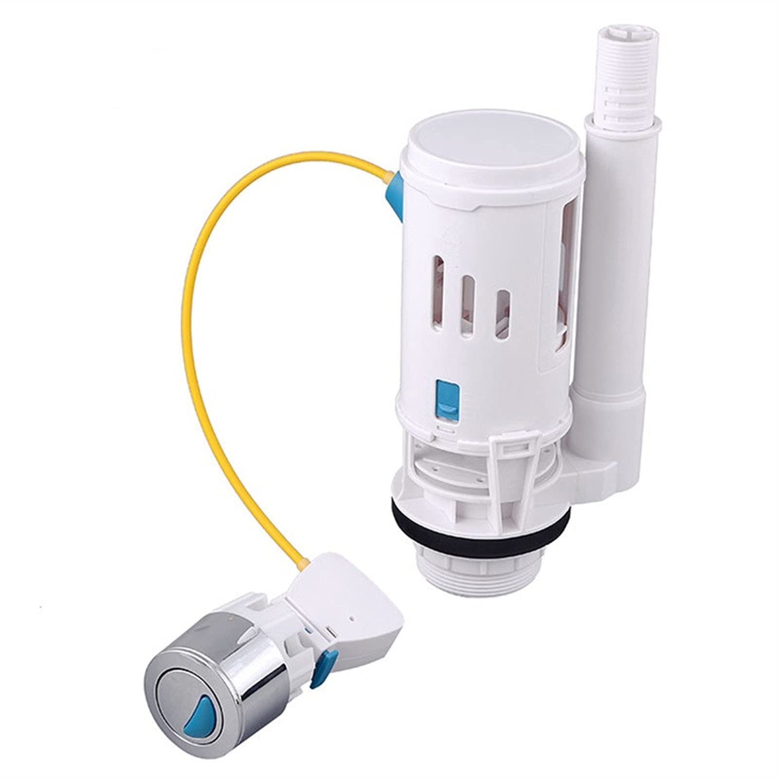 yxdin Tanque de Agua Dual Flush Llene Llenaje Válvulas de desagüe Flush Push Button Tanque de