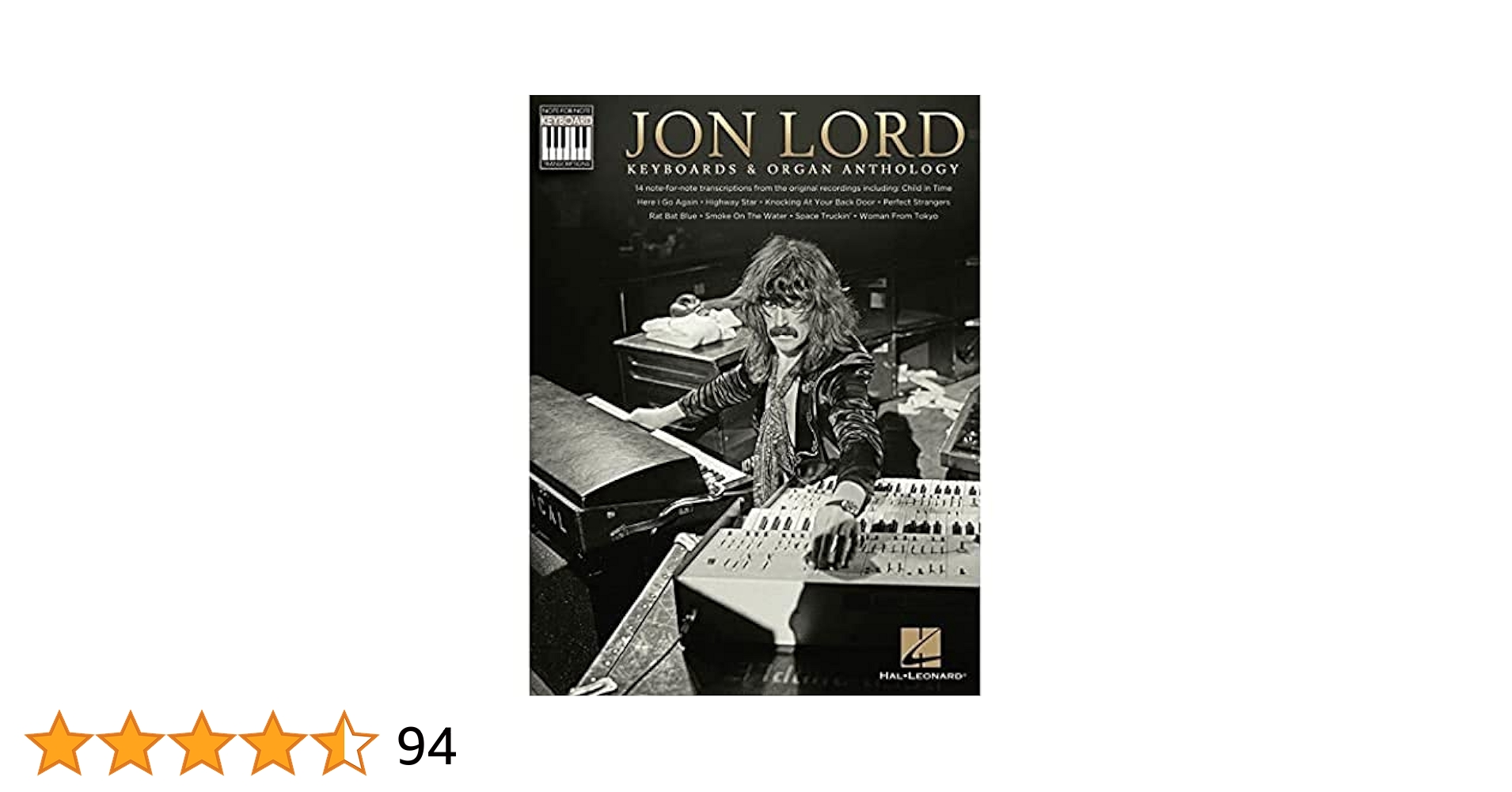 激レア　ジョン・ロード　ハードロックキーボード奏法　徹底マスター 激レア ジョン・ロード ハードロックキーボード奏法 徹底