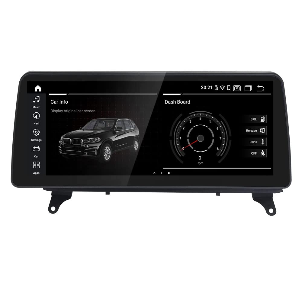 Cax Audio 12.5 inch for BMW X5 E70 /X6 E71 (2011-2014) Original CIC System 12.5" Android 11 OS 4GB Ram 64GB Qualcomm Snapdragon Octacore IPS Display Multimedia Autoradio GPS Navigation Carplay