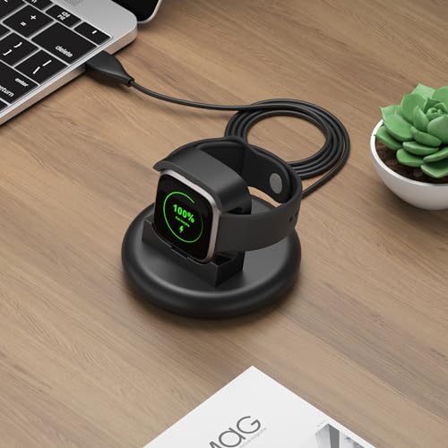 Meliya Charger For Fitbit Versa 2 Only, Anti-Slip Charging Stand Dock Station Replacement Usb Cable Accessories Cradle Base Holder For Fitbit Versa 2 Smartwatch thumb #6