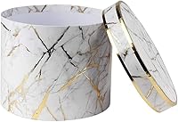 Vista 5 de Cajas de regalo con tapas caja de regalo blanca y dorada de varios tamaños caja de regalo grande para regalos bonitas flores cajas de regalo