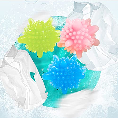 AKOAK 15 Pcs Laundry Ball, Reusable Dryer Cleaning Ball, Tangle-Free, Fabric Softener Reduces Static Electricity, Dryness and Fluffiness, Saving Time