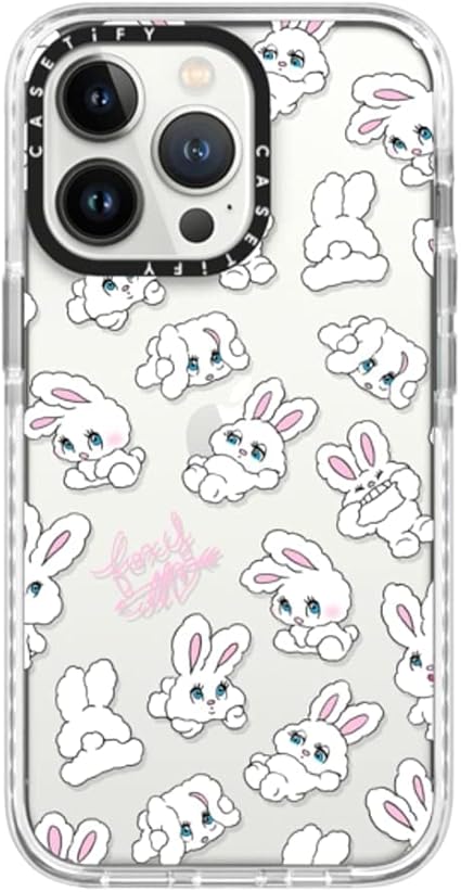 Amazon Co Jp Casetify インパクトケース Iphone 13 Pro Bunnies By Foxy Illustrations クリア フロスト 家電 カメラ