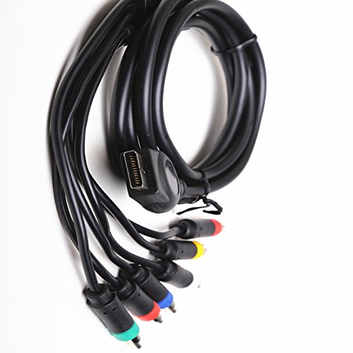 6RCA HD Component AV Video-Audio Multi out Cable Set for PS3 PlayStation 3 & PS 2 Cable