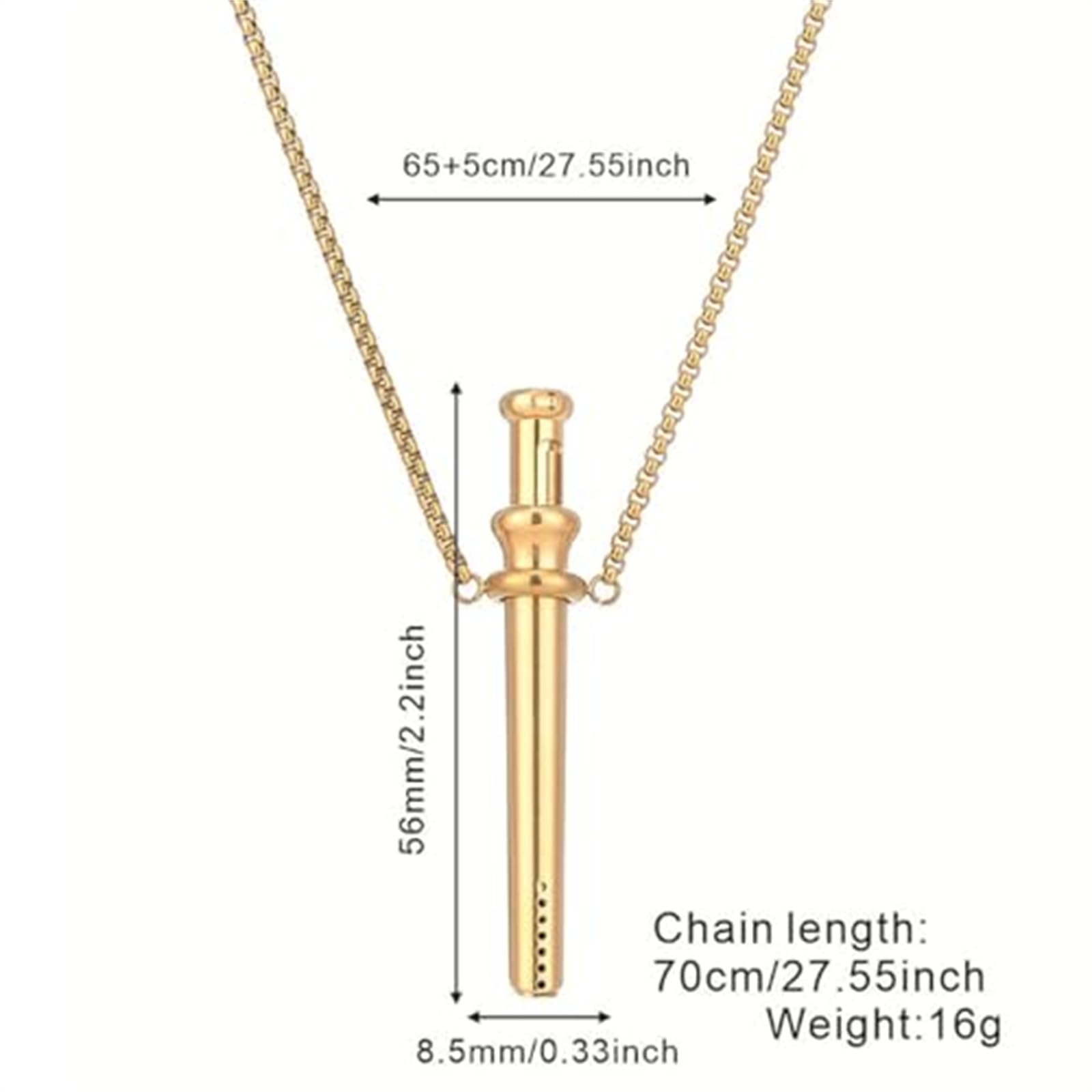 Generico Collana Scoop, Collana con ciondolo mini cucchiaio in metallo staccabile, Scoop per gioielli funzionale indossabile, Utilità portatile e leggera per l'uso quotidiano