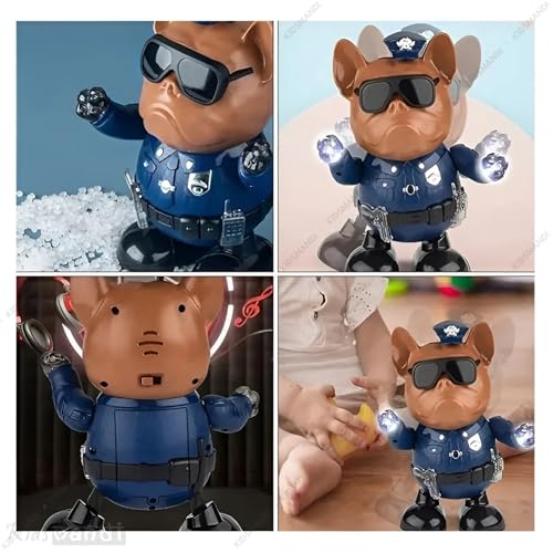 Image of Kids Mandi Dancing Robot Dog Toy | Interactive Musical Pet with LED Lights & Motion Sensor