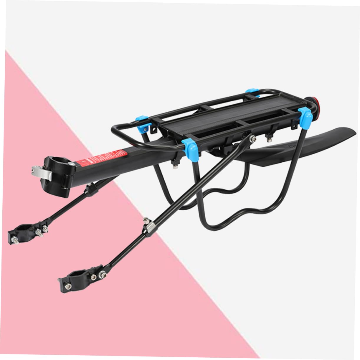 GRIRIW Durable Mountain Bike Rear Shelf Cargo Rack Lightweight Back Stand for Easy Installation for Road and Mountain Bikes for Carrying Luggage and Baskets Outdoors