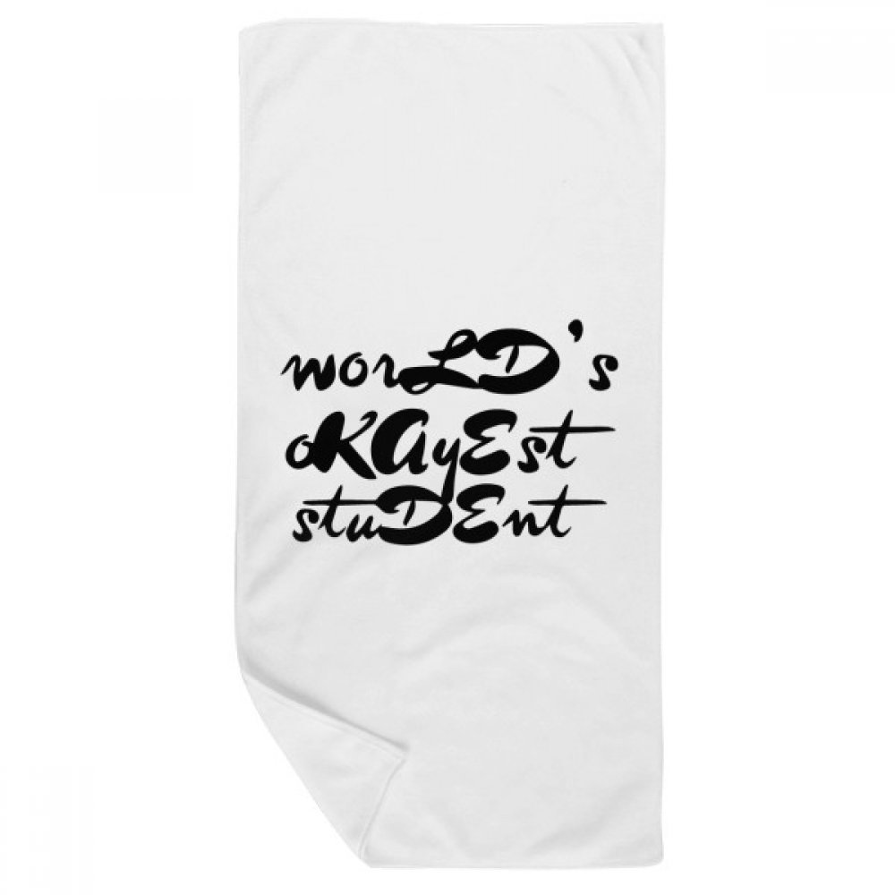 Gant de toilette Teacher Citation serviette de bain 35x70cm cadeau unique