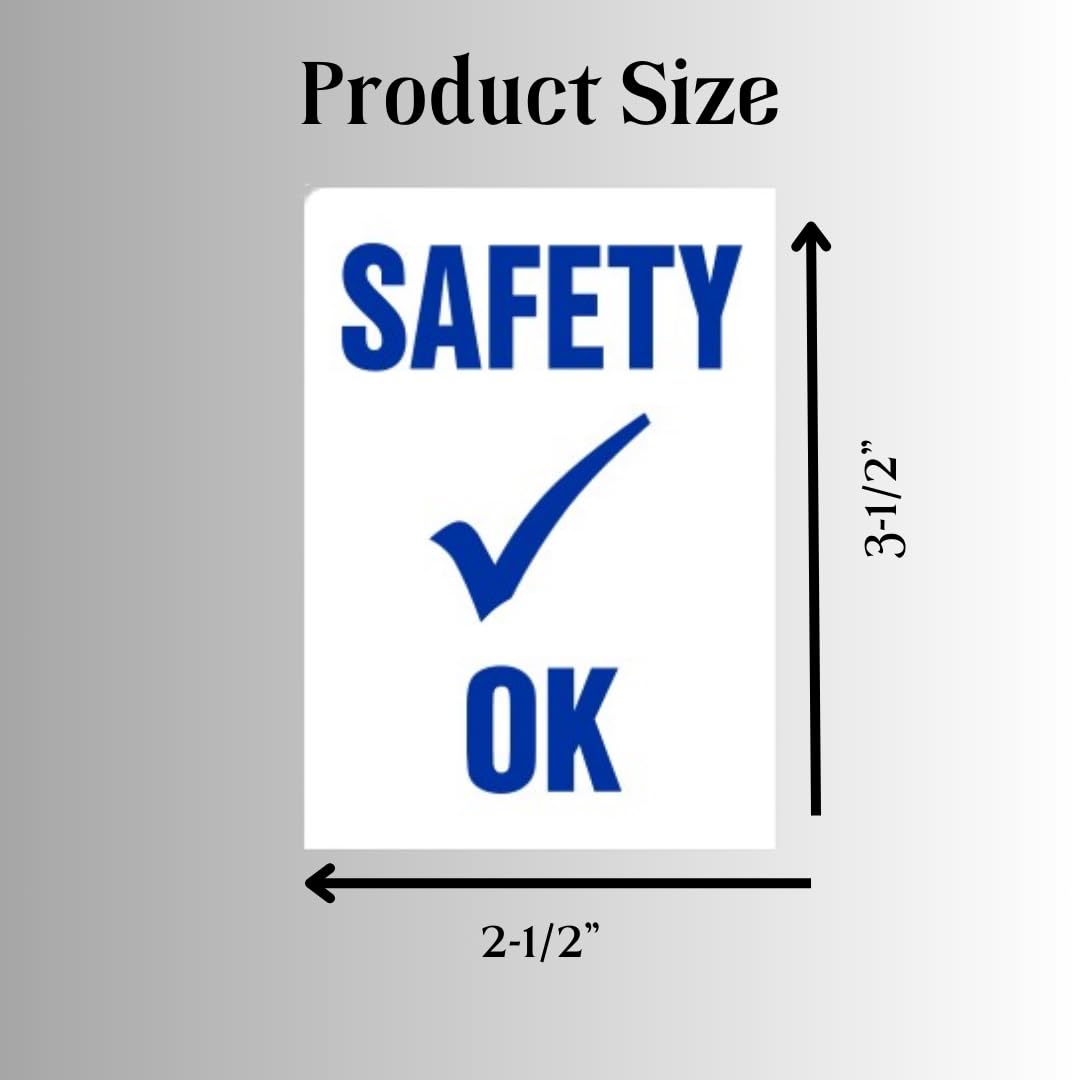 Amazon.com : Inspection Sticker Safety Check OK Stock Reminder 