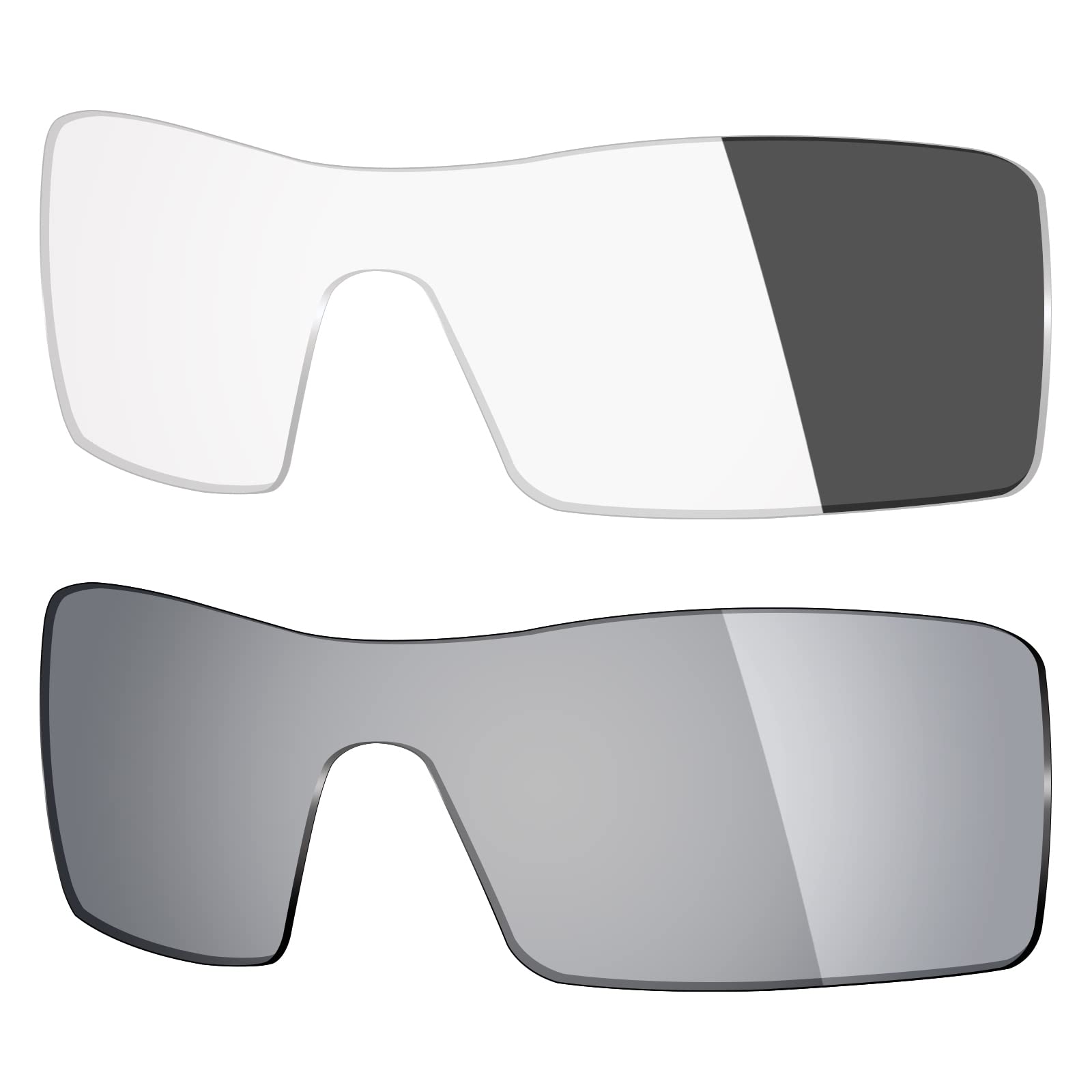 Mryok 2 Pair Polarized Replacement Lenses for Oakley Oil Rig Sunglass - Options