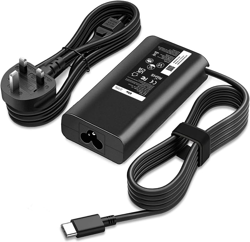 65W 45W USB C Laptop Charger Compatible With Dell Latitude 5420 5520 5320 5430 5290 7410 7420 7390 7320 Chromebook 3100 5400 XPS 13 9320 9370 9510