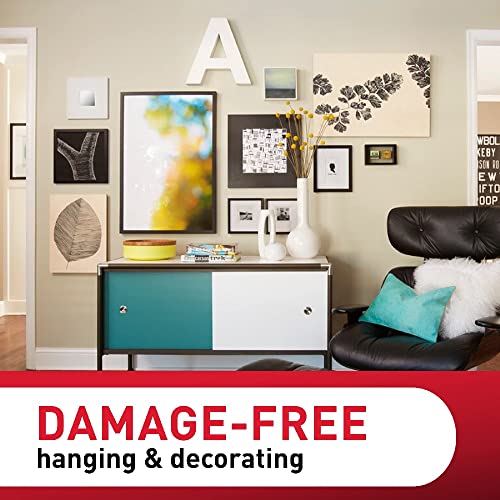 Image of Command Picture Hanging Strips, Decorate Damage-Free, 14 Pairs (28 Strips), Indoor Use, White (PH206 with Command White Large Utility Hooks, Ships in Own Container (GP003-7NA)