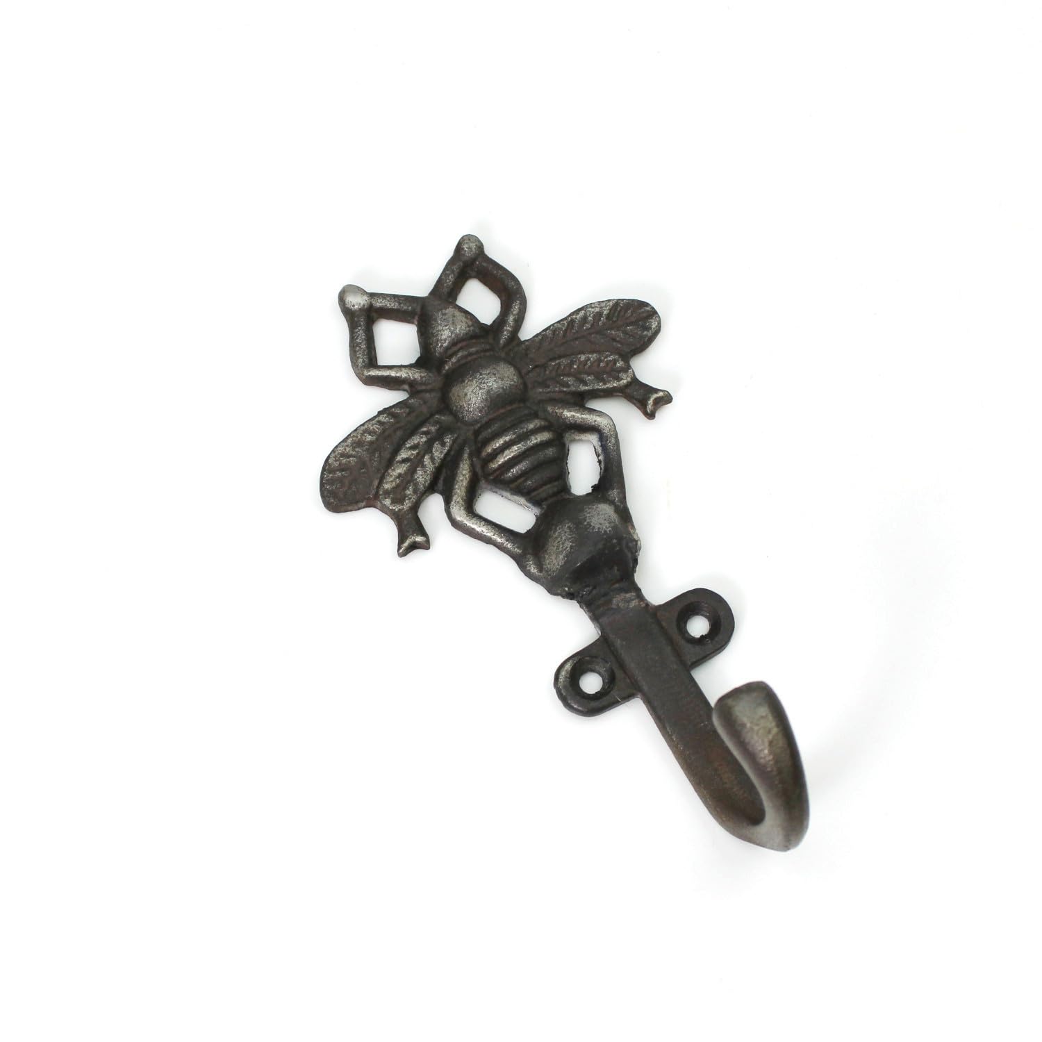 Oakcrafts - Antique Cast Iron Bee Single Coat Hook