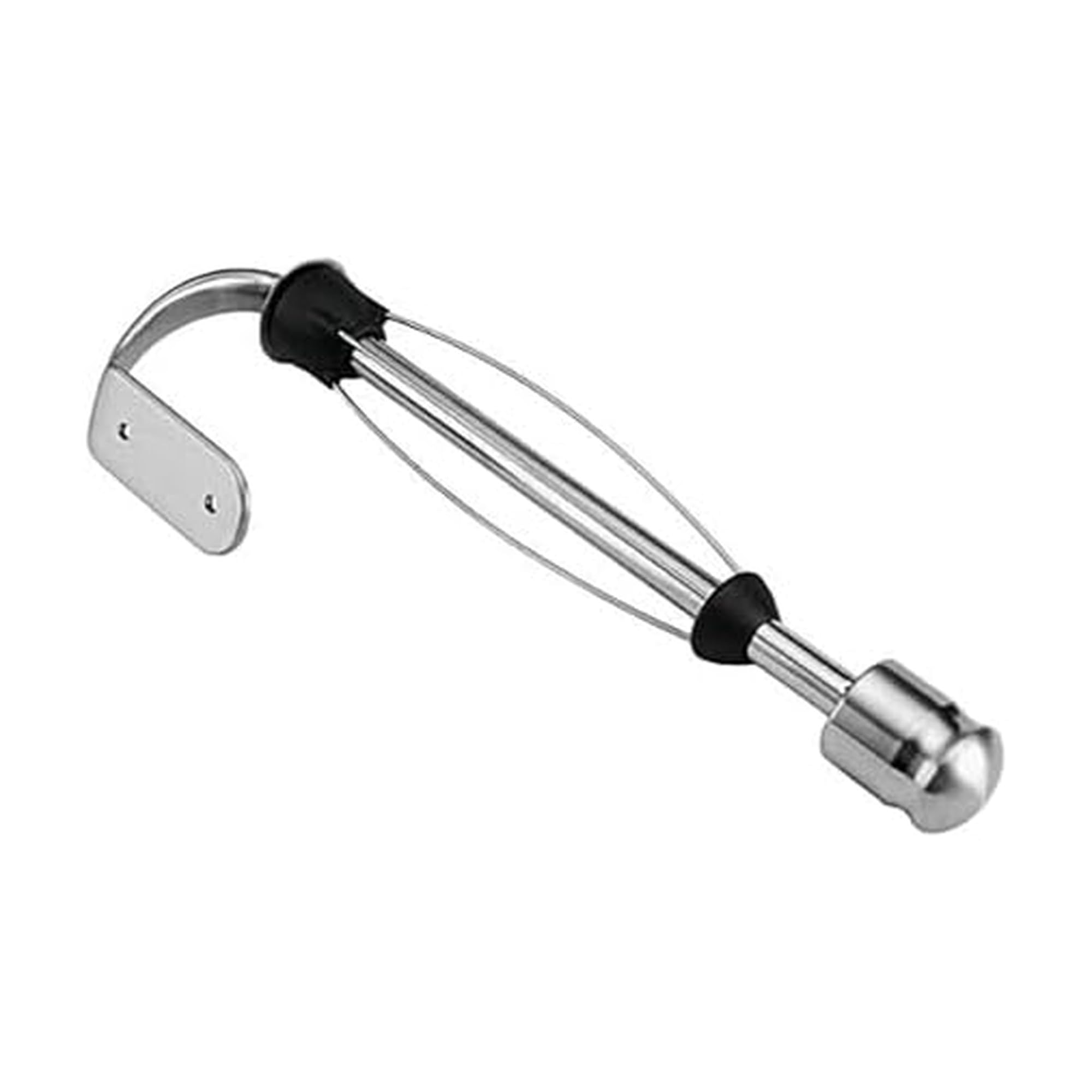 KamensteinPerfect Tear Patented Wall Mount Paper Towel Holder, 14-Inch, Silver, Rounded Finial