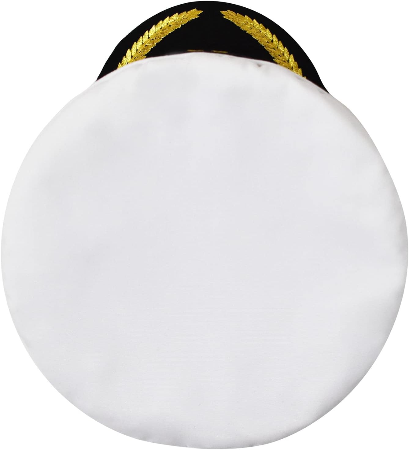 OUHO Unisex Mens Womem's Navy Captain Sailor Costume Hat Cosplay Yacht Boat Ship Sailor Navy Marine Cap…, White, Large : Clothing, Shoes & Jewelry