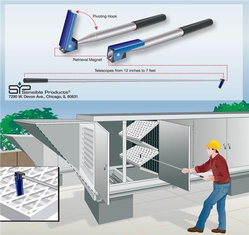Herramienta Extractor y Empujador de Filtros de Aire HVAC miniatura 4
