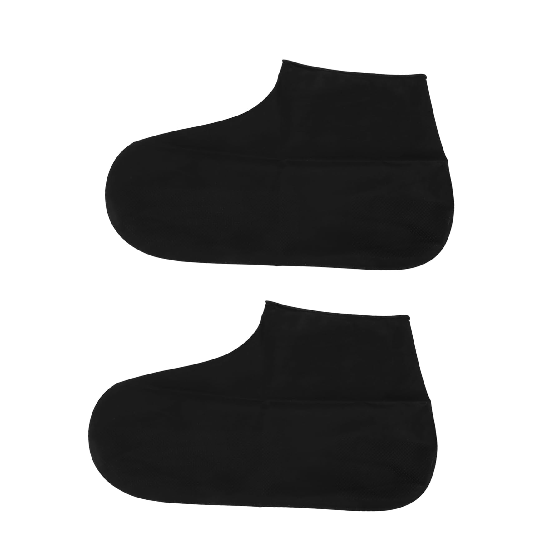 Mikikit 1Pair Reusable Silicone Shoe Covers for Rain Unisex Overshoes Non Slip Design for Camping Cycling and Outdoor Activities
