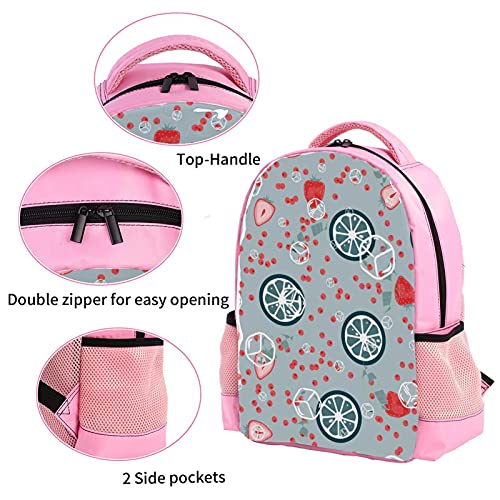 Sac à dos d'école à rayures bleues et blanches pour garçon - 2
