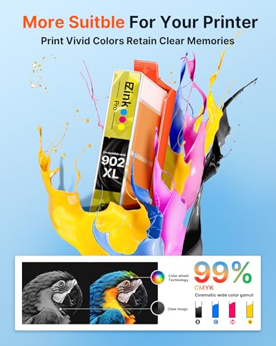 Image of 902XL Ink Cartridges for HP Printers Compatible for HP 902XL Ink Cartridges