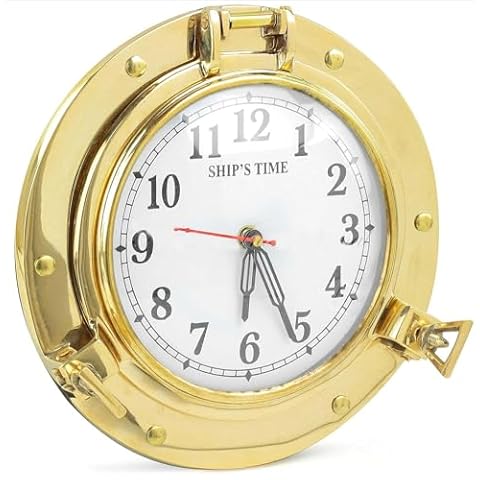 Horloge murale en laiton antique Cover