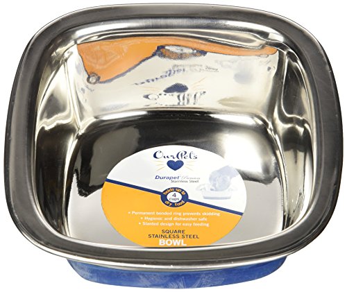 OurPets Premium DuraPet Square Bowl Dog Medium