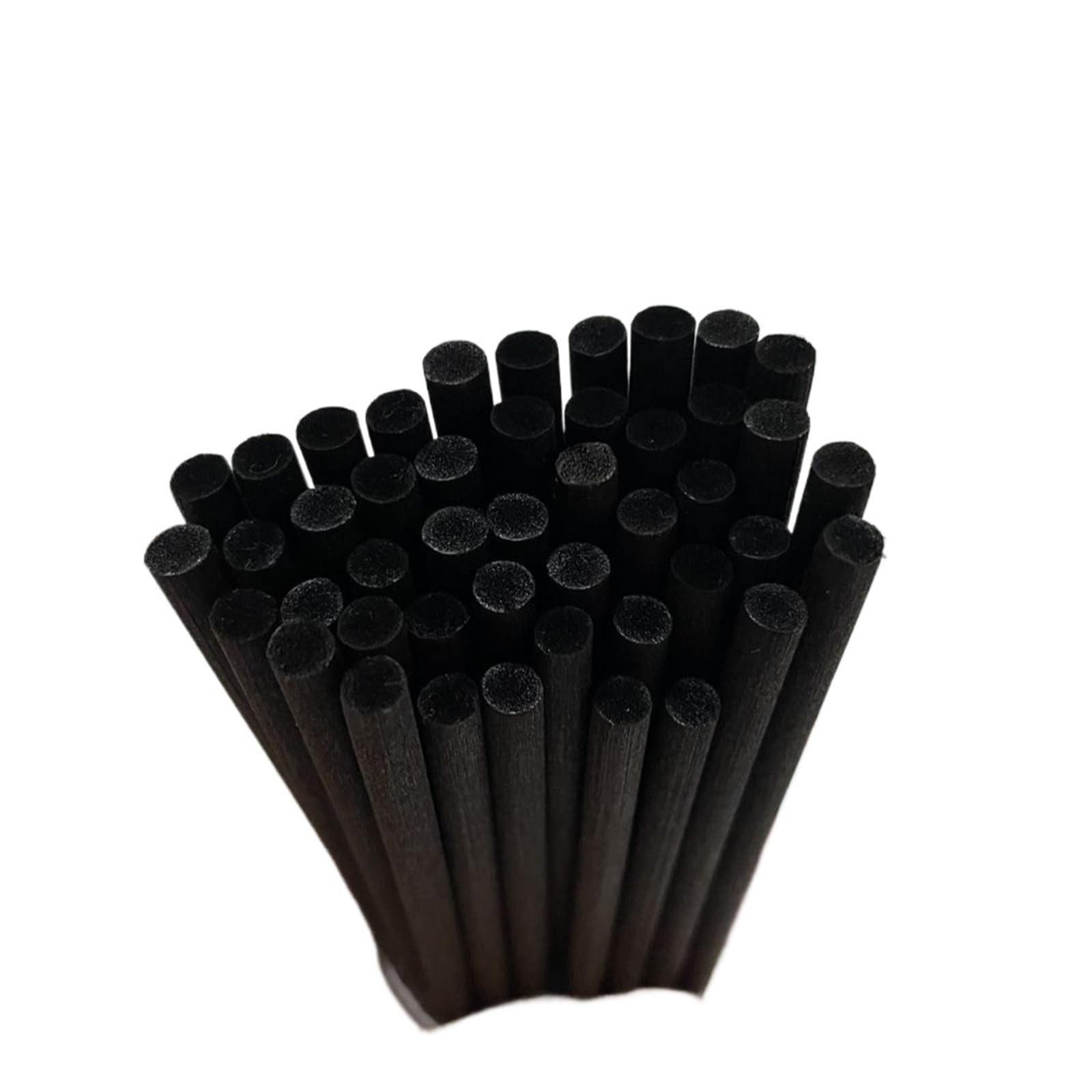 Zymjzbetic Rattan Reed Diffuser 50PCS Dia 5/4/3MM X L40/35/30/25CM Black Fiber Rattan Sticks Essential Oil Reed Diffuser for Air Freshener Home Fragrance(40cm Dia 5mm)