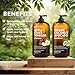MAJESTIC PURE Apple Cider Vinegar Shampoo and Avocado Coconut Conditioner Set - Restores Shine & Reduces Itchy Scalp, Dandruff & Frizz - Sulfate Free, for All Hair Types, Men and Women - 2 x 16 fl oz