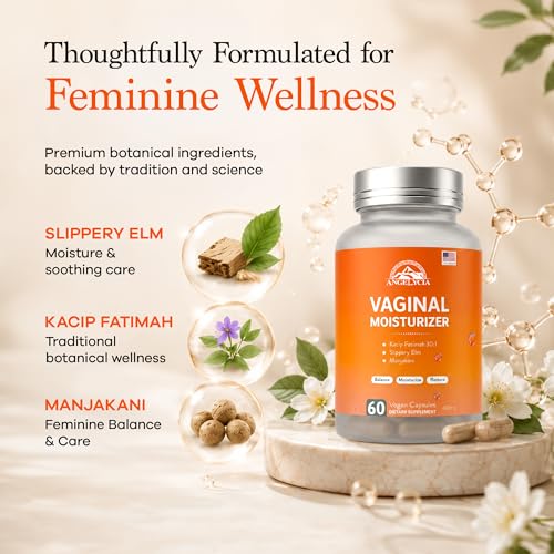 Image of ANGELYCIA Probiotic Vaginal Moisturizer Pills for Women Slippery Elm