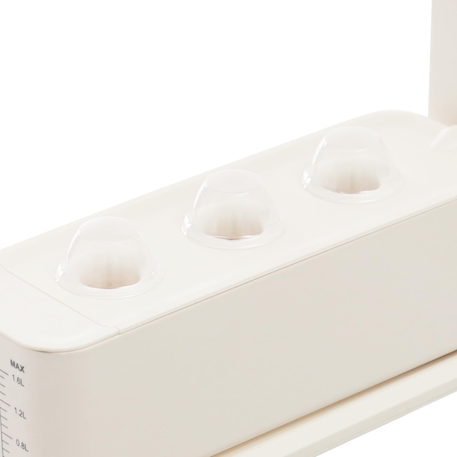 Sistemas de cultivo hidropónico, estación de cultivo de plantas de interior con luz LED, sistema de cultivo hidropónico con 3 pods, lámpara LED de 15 W, con depósito de agua de 1,6 L, altura