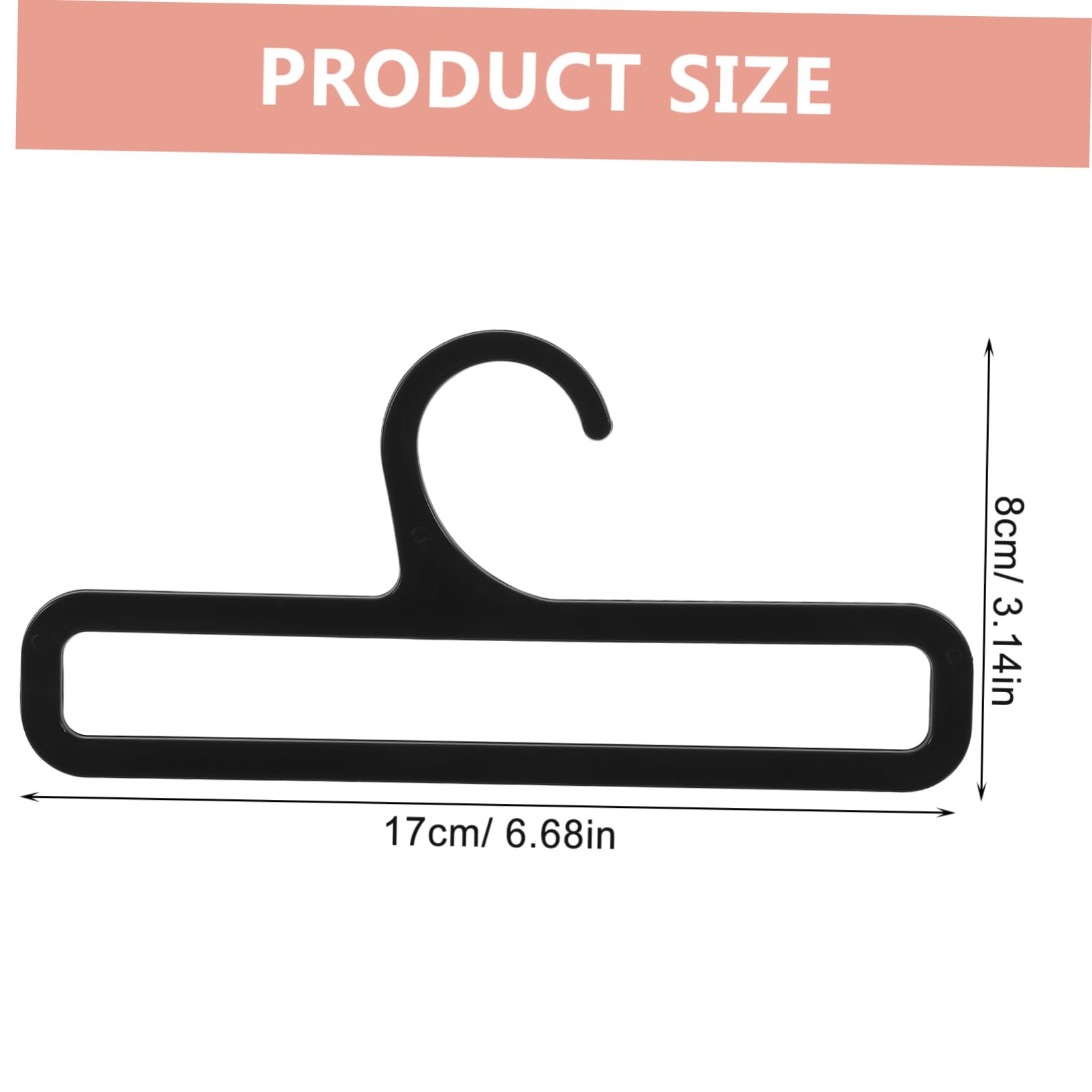 SOLUSTRE 10pcs Scarf Hanger Organizer Rack Multi Functional Belt and Tie Storage Scarf Holders for Closet Home Use and Retail Display