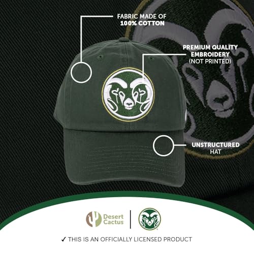 Gorra bordada ajustable verde con visera miniatura 4