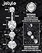 Jstyle G23 Titanium Dangle Belly Button Rings for Women 14G Internally Threaded Belly Ring Dangling Piercing Jewelry with Dangling CZ Hypoallergenic Navel Piercing Ring Silver Plated