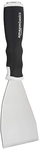 Amazon Basics Agarre suave, resistente, raspador doblado con casquillo de poste y extremo de martillo, 3 pulgadas
