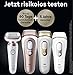 Braun Silk-épil 9 Flex, Epilierer Damen / Haarentferner für langanhaltende Haarentfernung, Ladyshaver, Rasieraufsatz, Trimmeraufsatz, 9-030 3D, Weiß/Rosa Titan