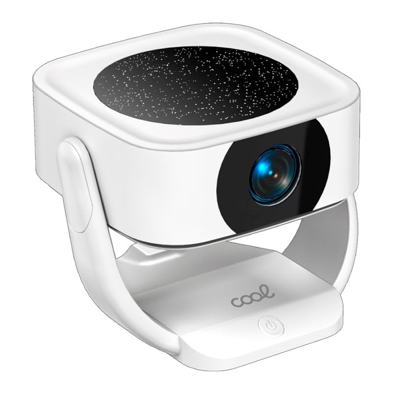 Proyector Compacto 3500 Lúmenes Cool Onix Altavoz Integrado + HDMI/USB + WiFi Mirror (Blanco)