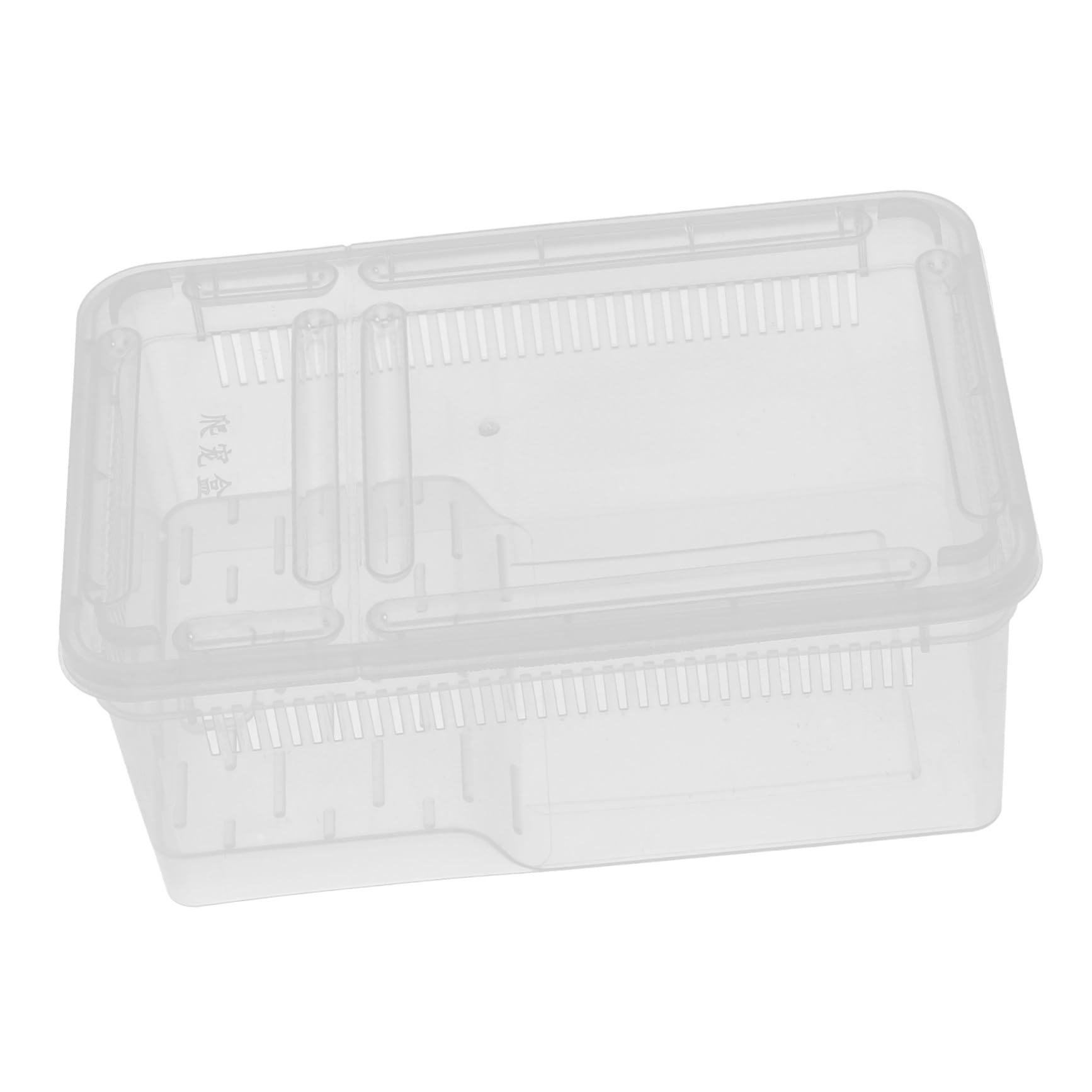 Yardwe Plastic Reptile Breeding Box Breathable Holes, Portable Insect and Frog Container for Easy Observation, for Breeding and Pet Stores
