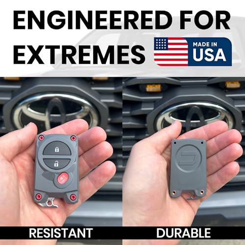 Image of for Toyota Key Fob Cover with Built-in Bottle Opener - Rugged Protective Shell for Tundra (2007-2017) & Tacoma (2005-2015) - Enhanced Grip & Durability - Key Fob Replacement Shell - Custom Colors