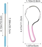 Vista 2 de 4 Pcs Facial Hair Remover Manual Epilator Spring Spring Face Hair Remover with Handle Hair Epilator Tool (Random Color)