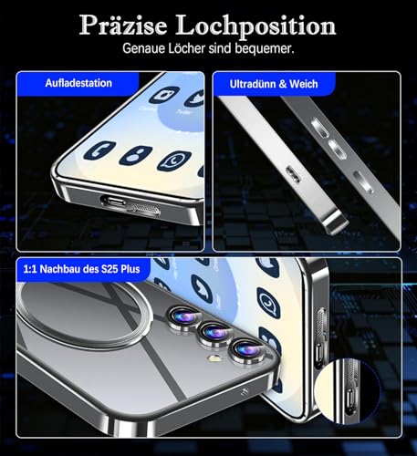 Coque Samsung Galaxy S24 Plus antichoc et fine couleur argent - 6