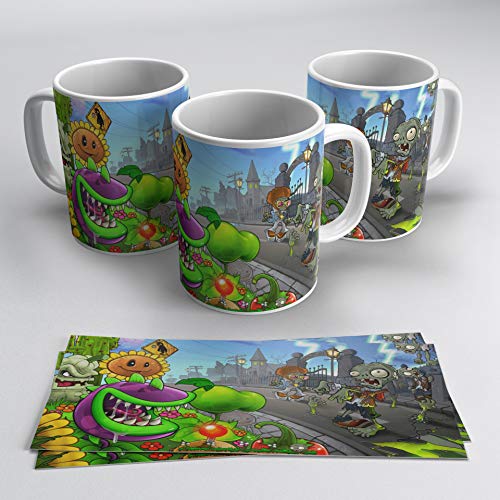TusPersonalizables.com Taza Plants vs Zombies (Cementerio)