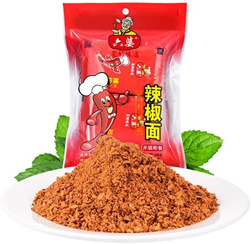 Delicious Sichuan Liupo Red Chili Powder/Chili Flakes,Hot Pot Dipping Sauce,Barbecue Ingredients BBQ Spice,六婆 辣椒面(10g-10bags)
