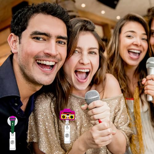 Meaxur SK112 6 Pcs Music Retractable Badge Holder Reel thumb #6