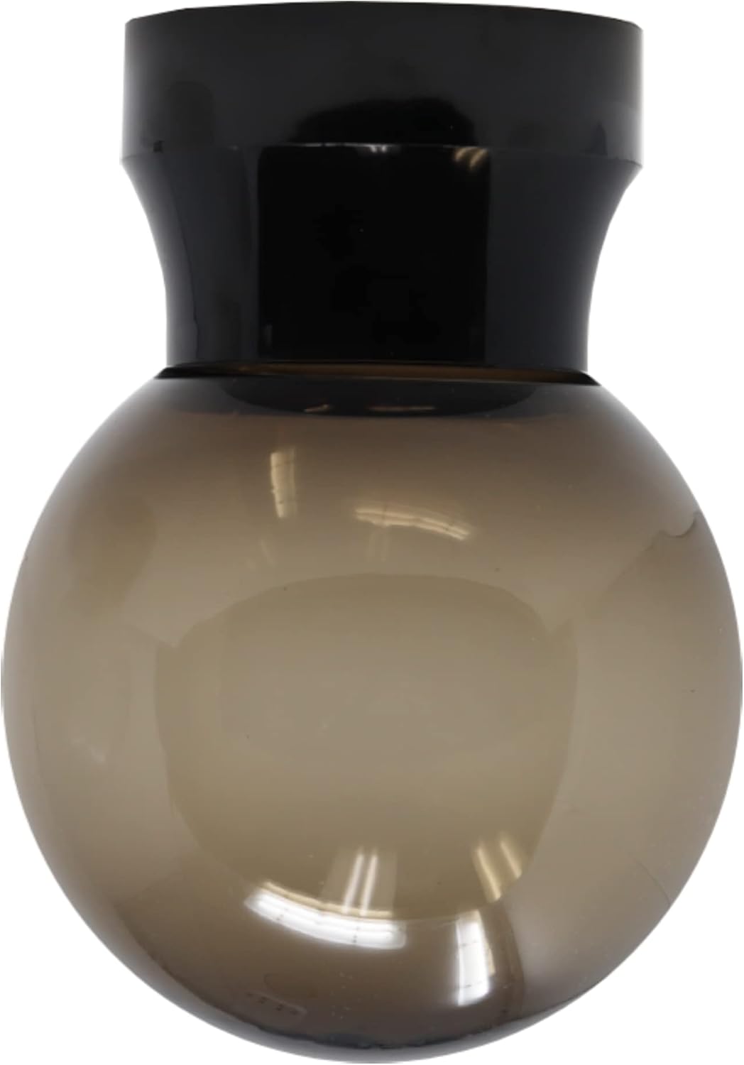 KASTLITE Ceiling Light Fixture with 6" Globe - Hanging Canopy Light Fixture - Pocket Globe with Flush Ceiling Mounting - Frost Globe with White Ceiling Mount