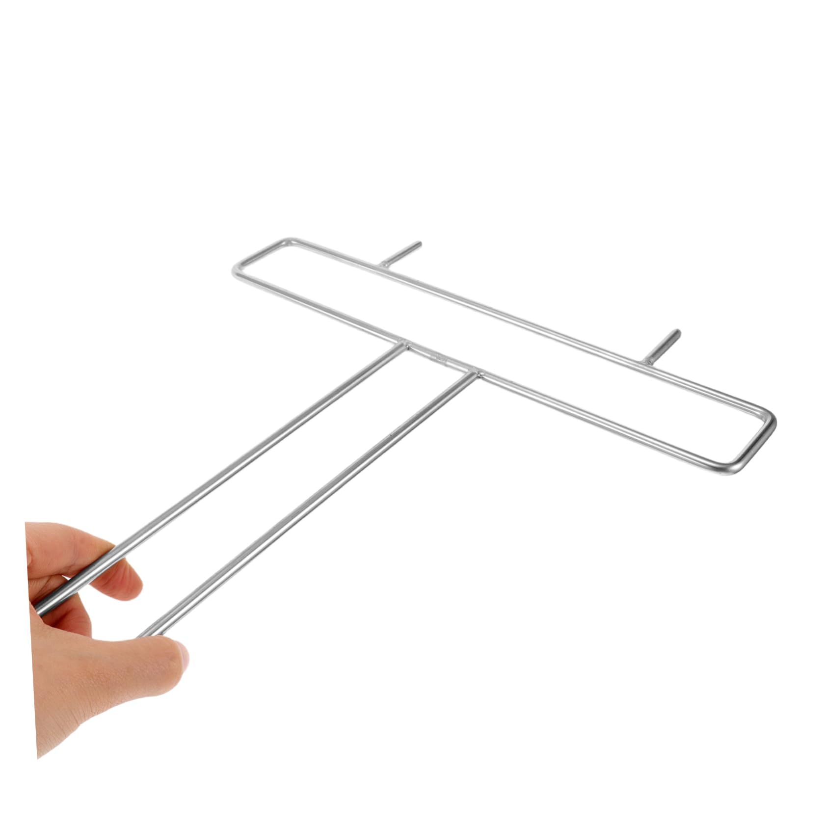 Zestaw akcesoriów do grilla ze stali nierdzewnej ze skrzydełkiem kurczaka, widelcem do grilla, stojak na szaszłyki kabob, uchwyt na szpikulec indyka, stojak na pieczenie jagnięciny i stojak do