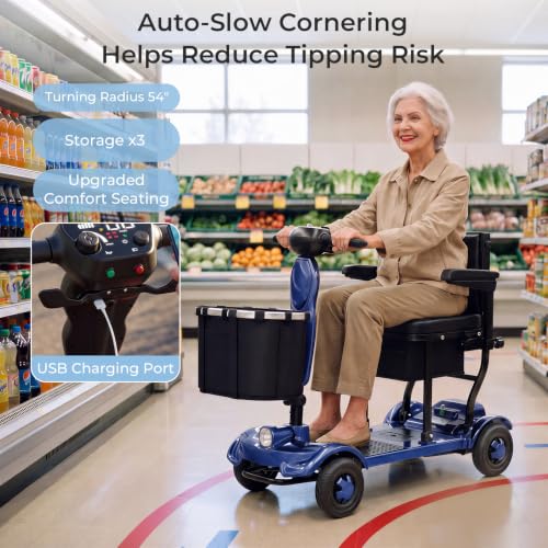 ONLYWIND Lightweight Foldable Mobility Scooter