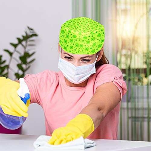 Gorra de trabajo con botón ajustable unisex elástica para el sudor 6