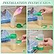 YARNOW 5 Stück Vögel Feeder Automatischer Vogel-Wasserspender Trinkflaschen Vögel Futternad Aufhängen für Vögel