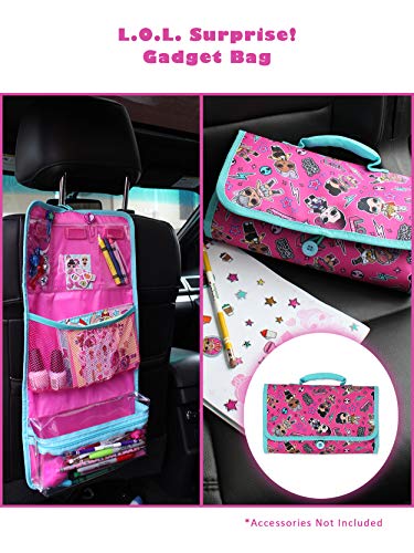 L.O.L. Surprise! Girl's Tri-fold Multipurpose Collectible Toy Storage Accessory Toiletry Travel Bag Case (One Size, Pink) - Thumbnail 7