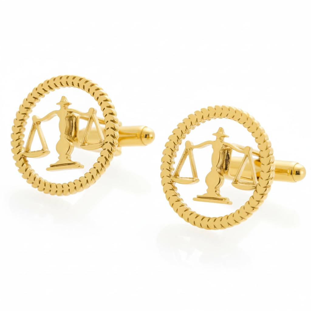 moskai Advocate Lawyer Cufflinks for Men Formal | Justice Scales Cuff Links set For Men & Women| Legal Attorney Judge Symbol Cufflink Set | Court Advocate Professional Accessory | Law Student Graduation Gift-picture-10